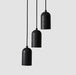 Black Lava E Concrete Minimalist Line Pendant Light - DWHOME