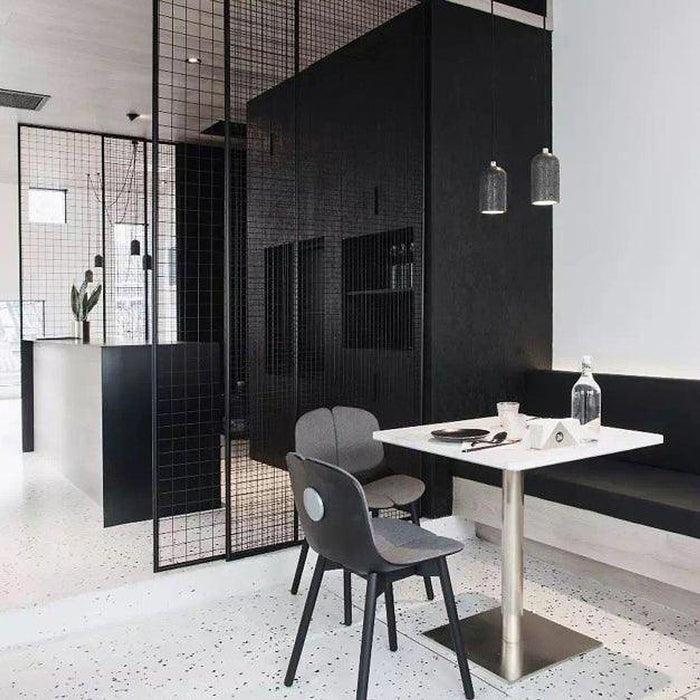 Black Lava E Concrete Minimalist Line Pendant Light-DWHOME
