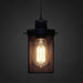 Black Mesh Cylinder Industrial Loft Pendant Light - DWHOME
