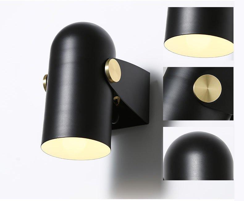 Black Spotlight Minimalist Wall Light - DWHOME