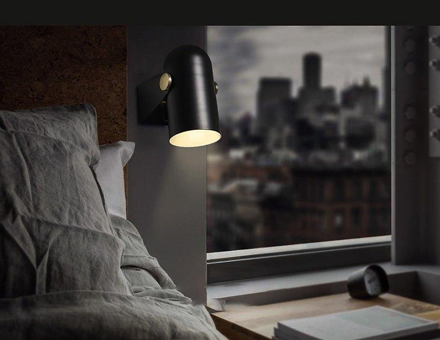 Black Spotlight Minimalist Wall Light-DWHOME