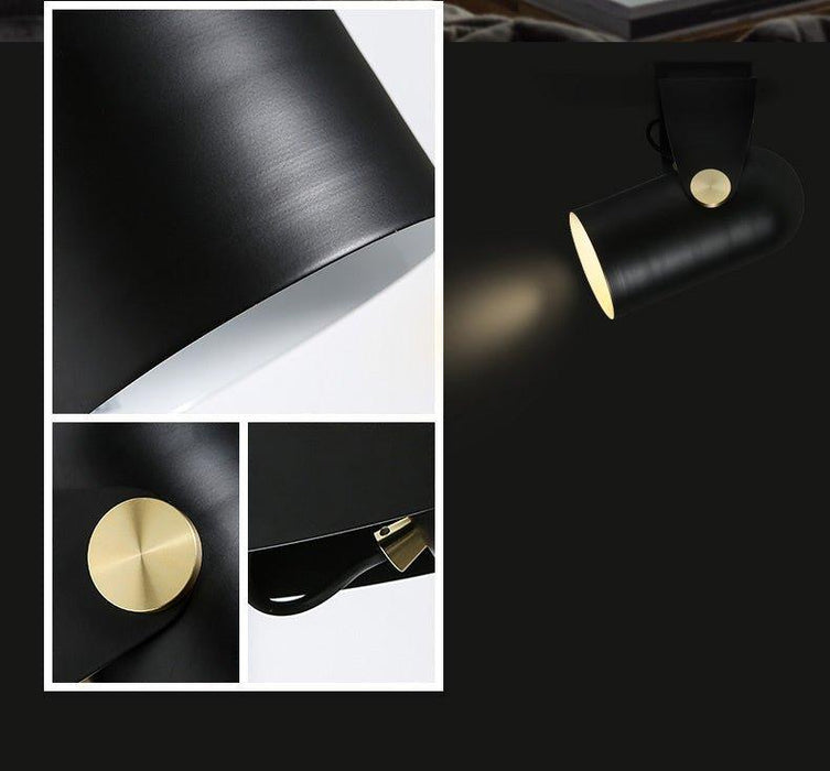 Black Spotlight Minimalist Wall Light - DWHOME