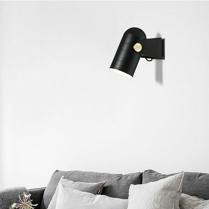 Black Spotlight Minimalist Wall Light-DWHOME