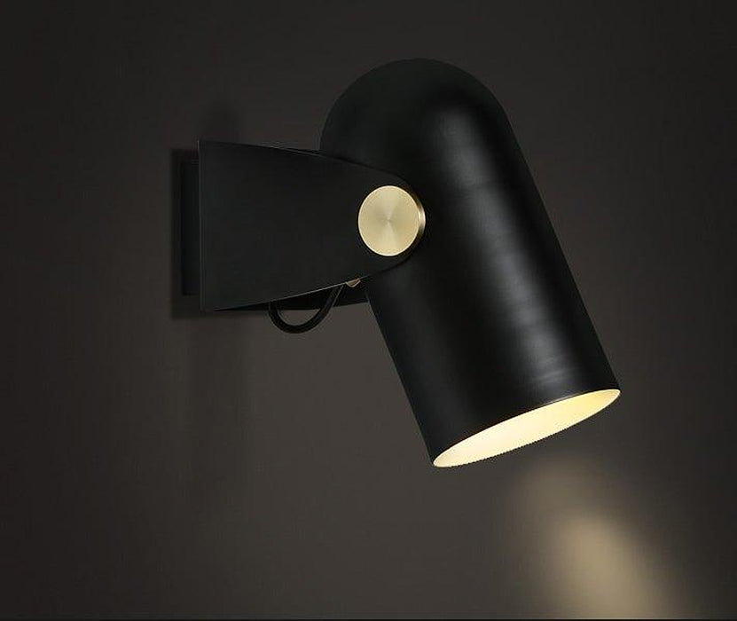 Black Spotlight Minimalist Wall Light-DWHOME