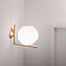 Blown Glass Opal Glass Wall Lamp-DWHOME