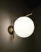 Blown Glass Opal Glass Wall Lamp-DWHOME