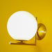 Blown Glass Opal Glass Wall Lamp-DWHOME