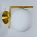 Blown Glass Opal Glass Wall Lamp-DWHOME