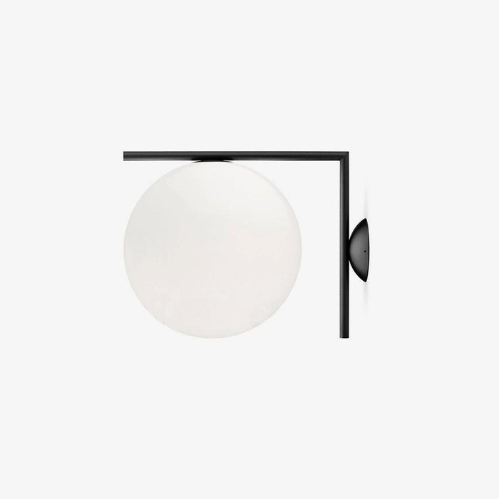 Blown Glass Opal Glass Wall Lamp-DWHOME