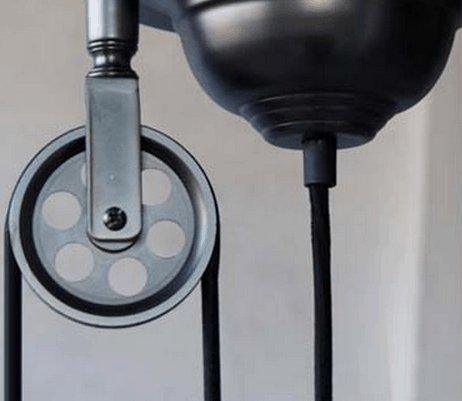 BORGHILD Disk Weighted Hanging Lamp - DWHOME