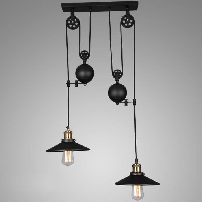 BORGHILD Disk Weighted Hanging Lamp - DWHOME