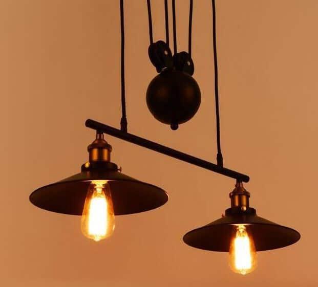 BORGHILD Disk Weighted Hanging Lamp - DWHOME