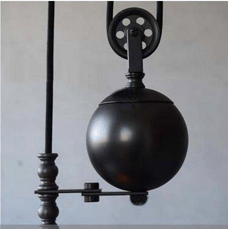 BORGHILD Disk Weighted Hanging Lamp - DWHOME