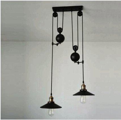 BORGHILD Disk Weighted Hanging Lamp - DWHOME