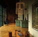 Brass Colour Bird Cage With Black Shade Pendant Light - DWHOME