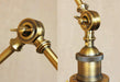 Brass Cone Shade Wall Light With Long Arm - DWHOME