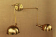 Brass Double Head Shade Industrial Wall Light - DWHOME