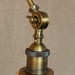 Brass Glass Cone Shade Industrial Wall Light - DWHOME