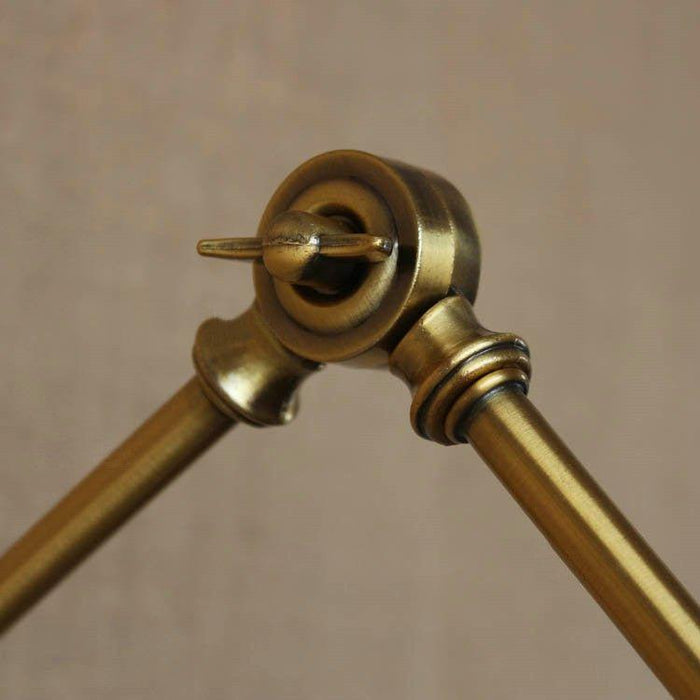 Brass Glass Cone Shade Industrial Wall Light - DWHOME