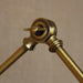 Brass Glass Cone Shade Industrial Wall Light - DWHOME