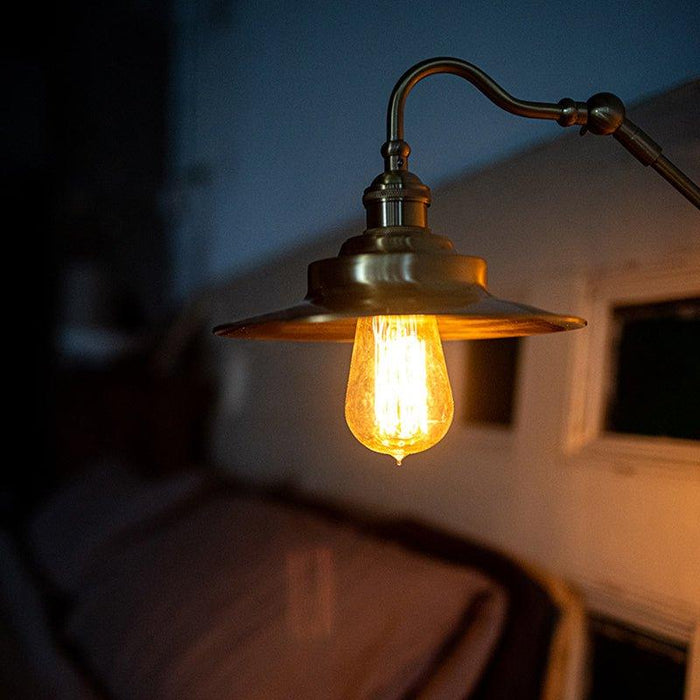 Brass Gooseneck Wall Light - DWHOME