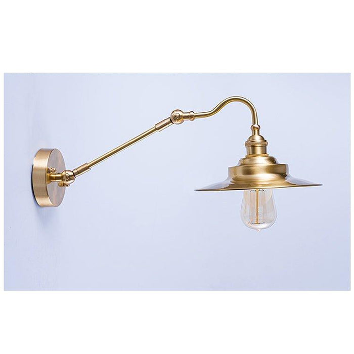 Brass Gooseneck Wall Light - DWHOME