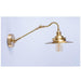Brass Gooseneck Wall Light - DWHOME