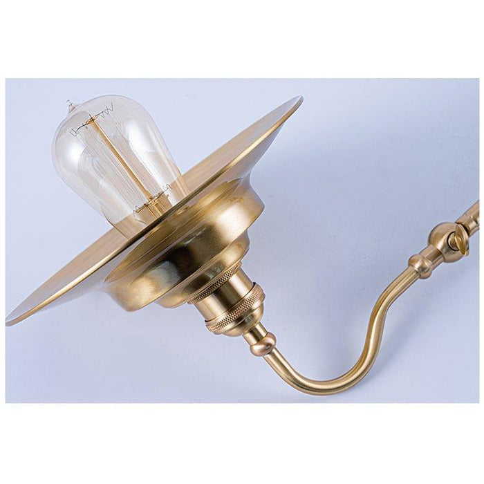 Brass Gooseneck Wall Light - DWHOME