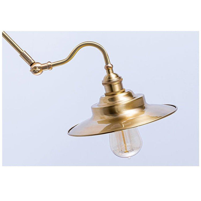 Brass Gooseneck Wall Light - DWHOME