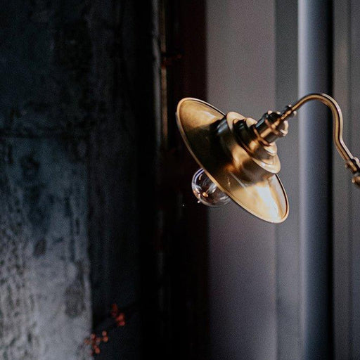 Brass Gooseneck Wall Light - DWHOME