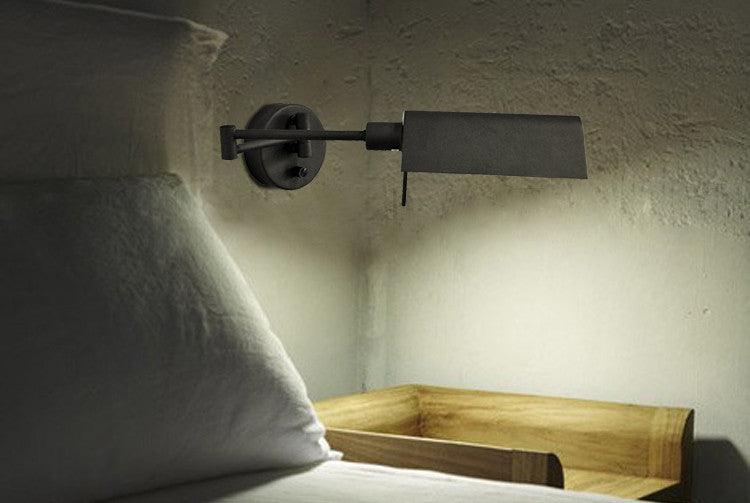 Brooklyn Black Industrial Wall Light - DWHOME