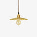 Brushed Brass Fluted Pendant Light - DWHOME