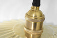 Brushed Brass Fluted Pendant Light - DWHOME