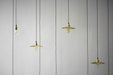 Brushed Brass Fluted Pendant Light - DWHOME