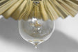 Brushed Brass Fluted Pendant Light - DWHOME