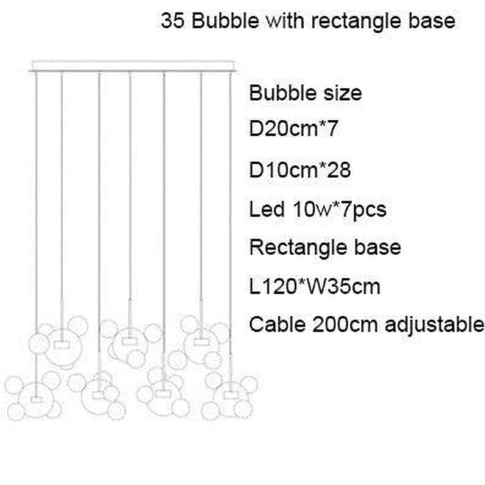 Bubble Glass Lamp-DWHOME