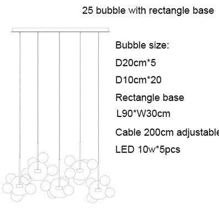 Bubble Glass Lamp-DWHOME