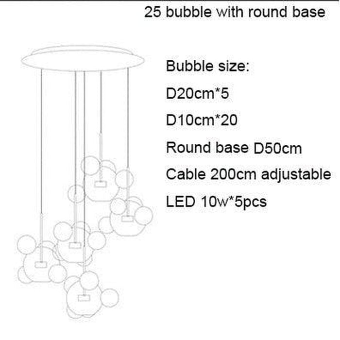 Bubble Glass Lamp-DWHOME