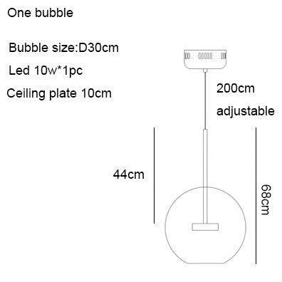 Bubble Glass Lamp - DWHOME