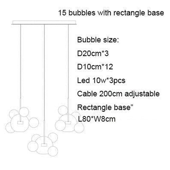 Bubble Glass Lamp-DWHOME