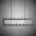 Baker Glass Lantern Rectangular Chandelier 54"-DWHOME