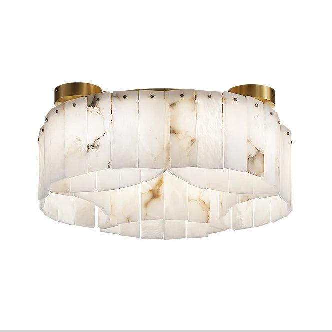 Moonshade Natural Marble Ceiling Light Fixture - DWHOME