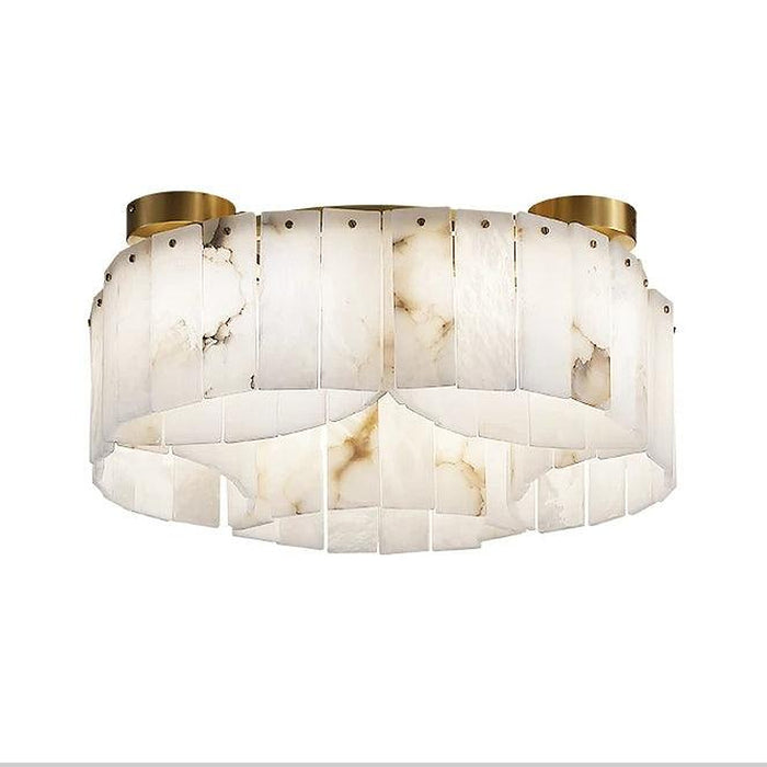 Moonshade Natural Marble Ceiling Light Fixture-DWHOME