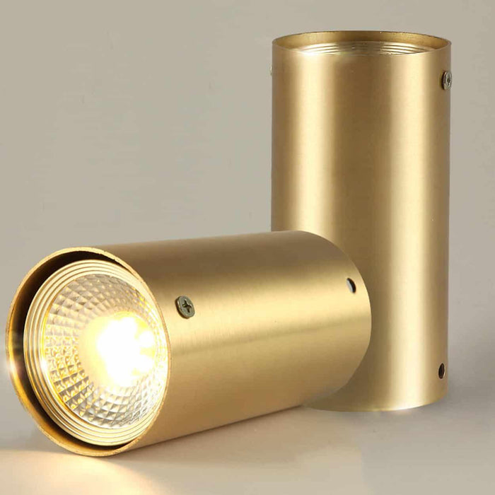 Cabaara Brass Pipe Ceiling Spotlight - DWHOME