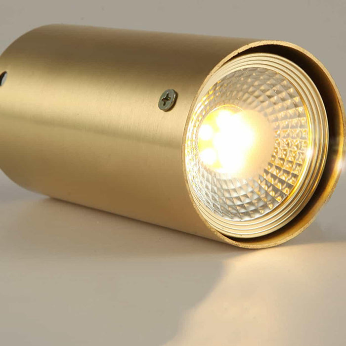 Cabaara Brass Pipe Ceiling Spotlight - DWHOME