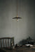 Caffeine fluted walnut wooden shade pendant light - DWHOME