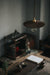 Caffeine fluted walnut wooden shade pendant light - DWHOME