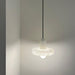 Carrara White Stone Minimalist Line Elegant Pendant Light - DWHOME