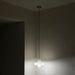 Carrara White Stone Minimalist Line Elegant Pendant Light - DWHOME