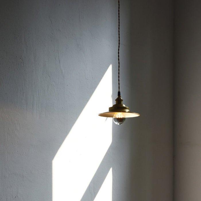 Cedric gold industrial pendant light - DWHOME